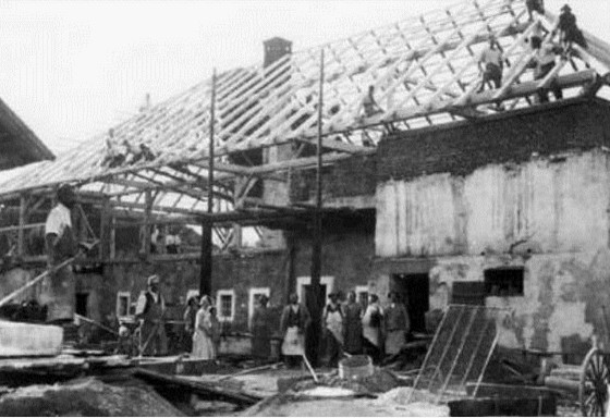 Hoamatleuchten Wiederaufbau 1935